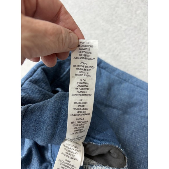 Patagonia Sweat Shorts Mens Small Blue French Terry Organic Cotton Drawstring - Picture 6 of 15